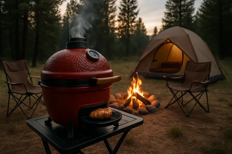 Is de kamado joe junior de ideale barbecue voor jouw kampeersessies?